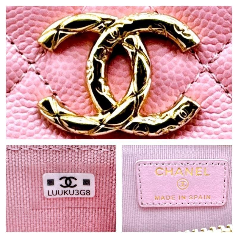 シャネル キャビアスキン マトラッセ コインケース★ シャネル キャビアスキン マトラッセ コインケース★