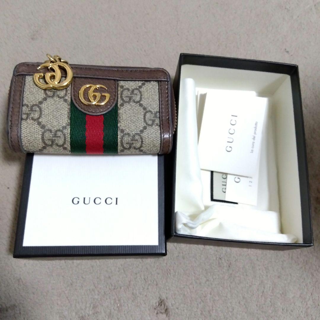 GUCCIオフディアキーケース、コインケース GUCCI キーケース 小銭入れ オフィディア コインケース - メルカリ