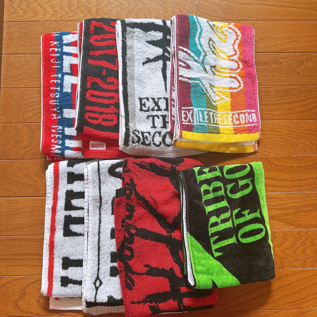 定番の中古商品 8枚セット マフラータオル 7/10まで！LDH SECOND 他 TRIBE ミュージシャン