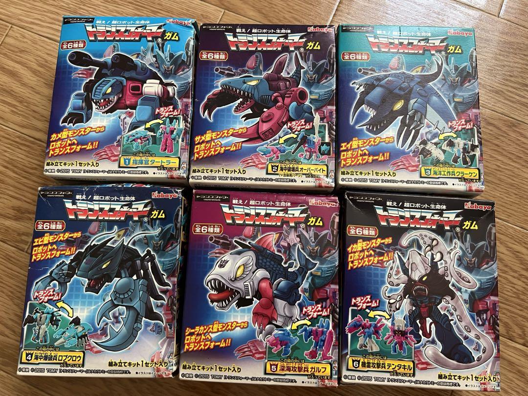 KABAYA カバヤ トランスフォーマーガム 第9弾 キングポセイドン 全6種
