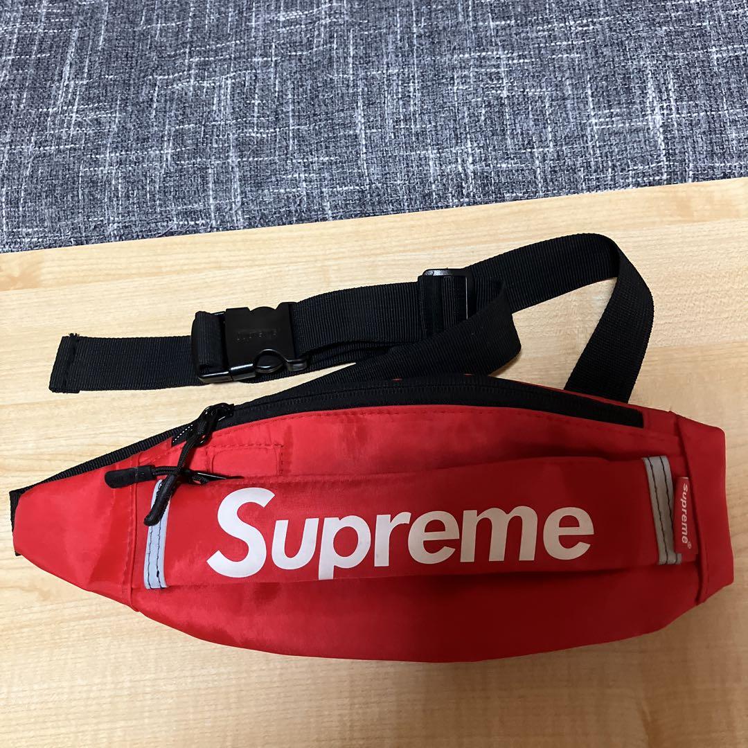 Supreme 正規品ボディバッグ レッド【美品】 Supreme ボディバッグ レッド - メルカリ