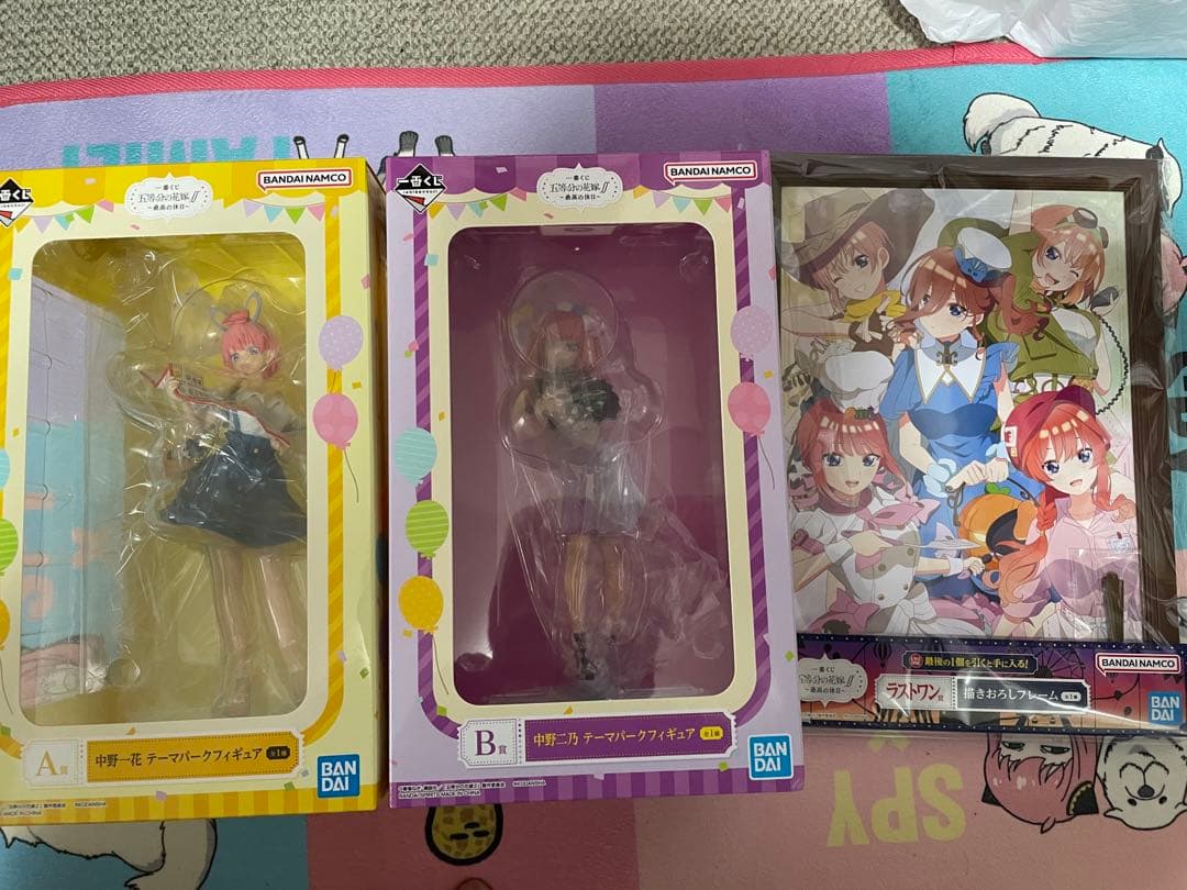 一番くじ 五等分の花嫁 最高の休日 フィギュア 一花 二乃 ラストワン