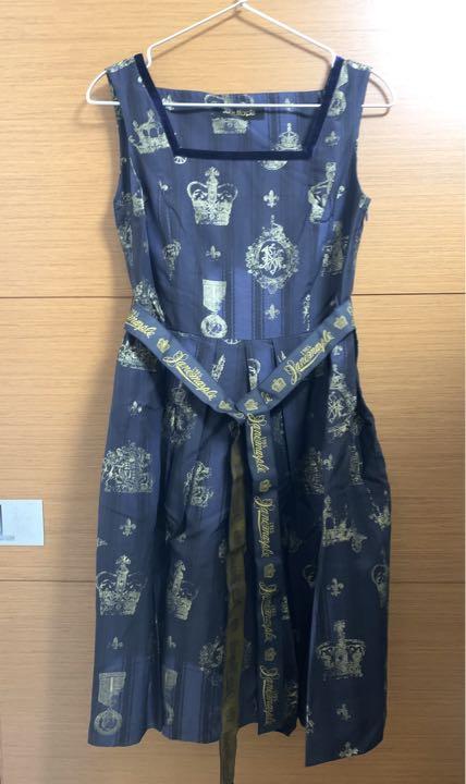 ジェーンマープル kingdom scarf ワンピース ブルー | resultato.com.br