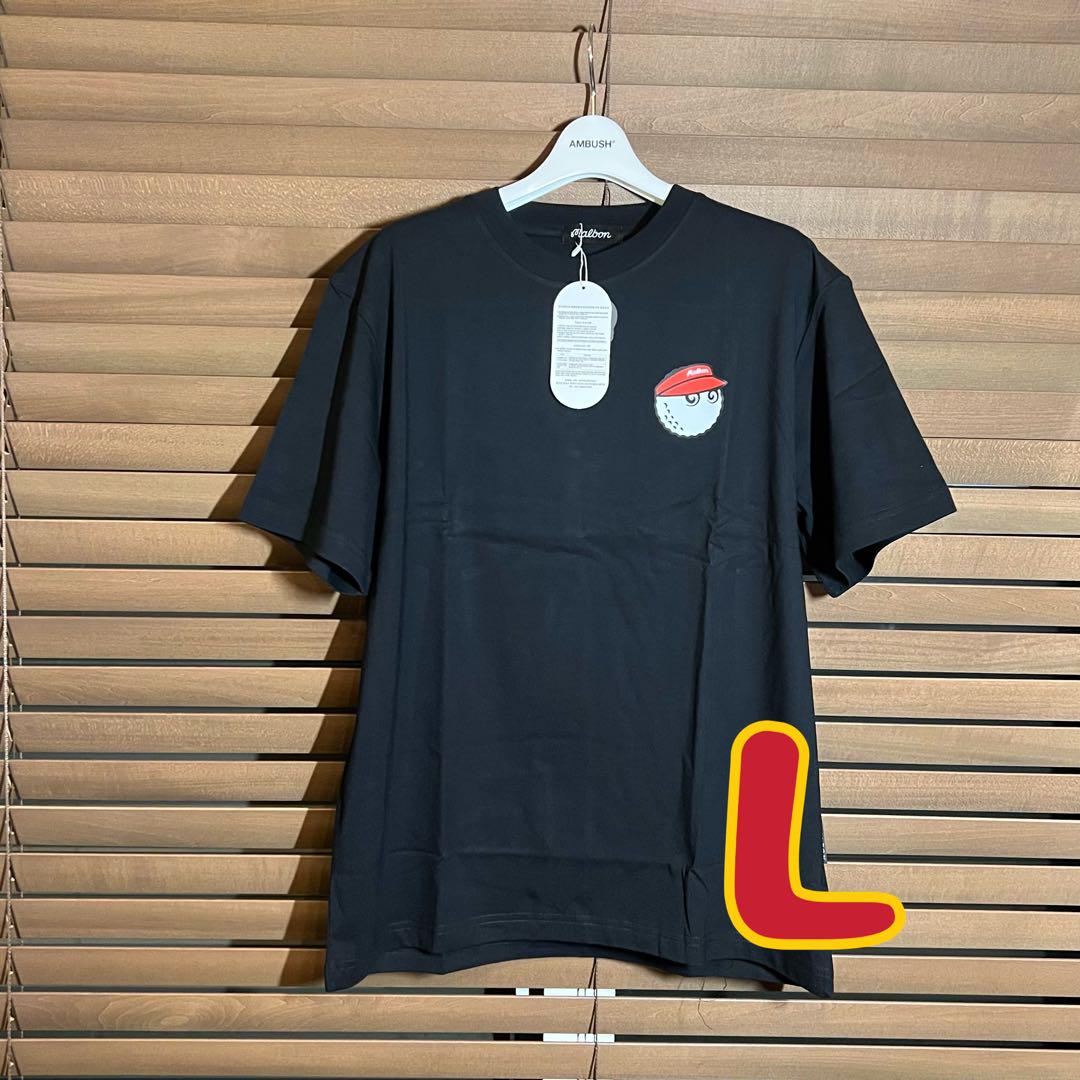 【黒L】新作 マルボンゴルフ Malbon Tシャツ 半袖tee トップスgif