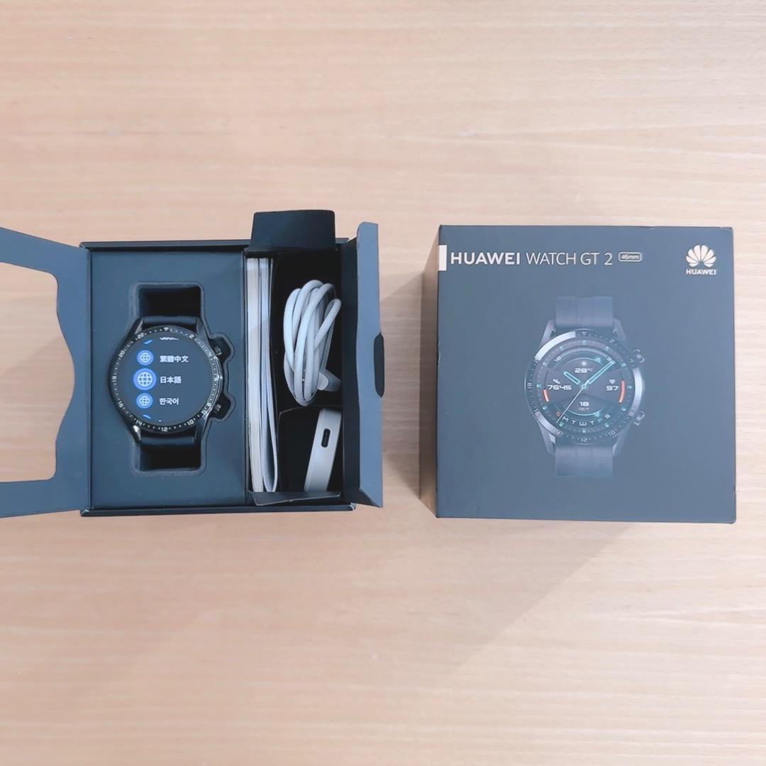 匿名発送料込HUAWEI WATCH GT 2 46mm ブラック本体