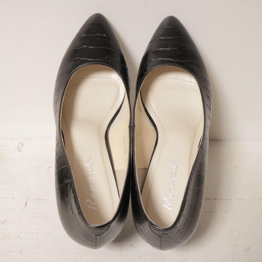 超美品 RUNWALK アシックス 22E 定価2.3万円 高島屋 ヒール新品