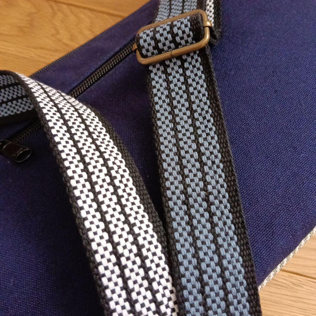 古布　前掛け　ショルダーバッグ　ハンドメイド