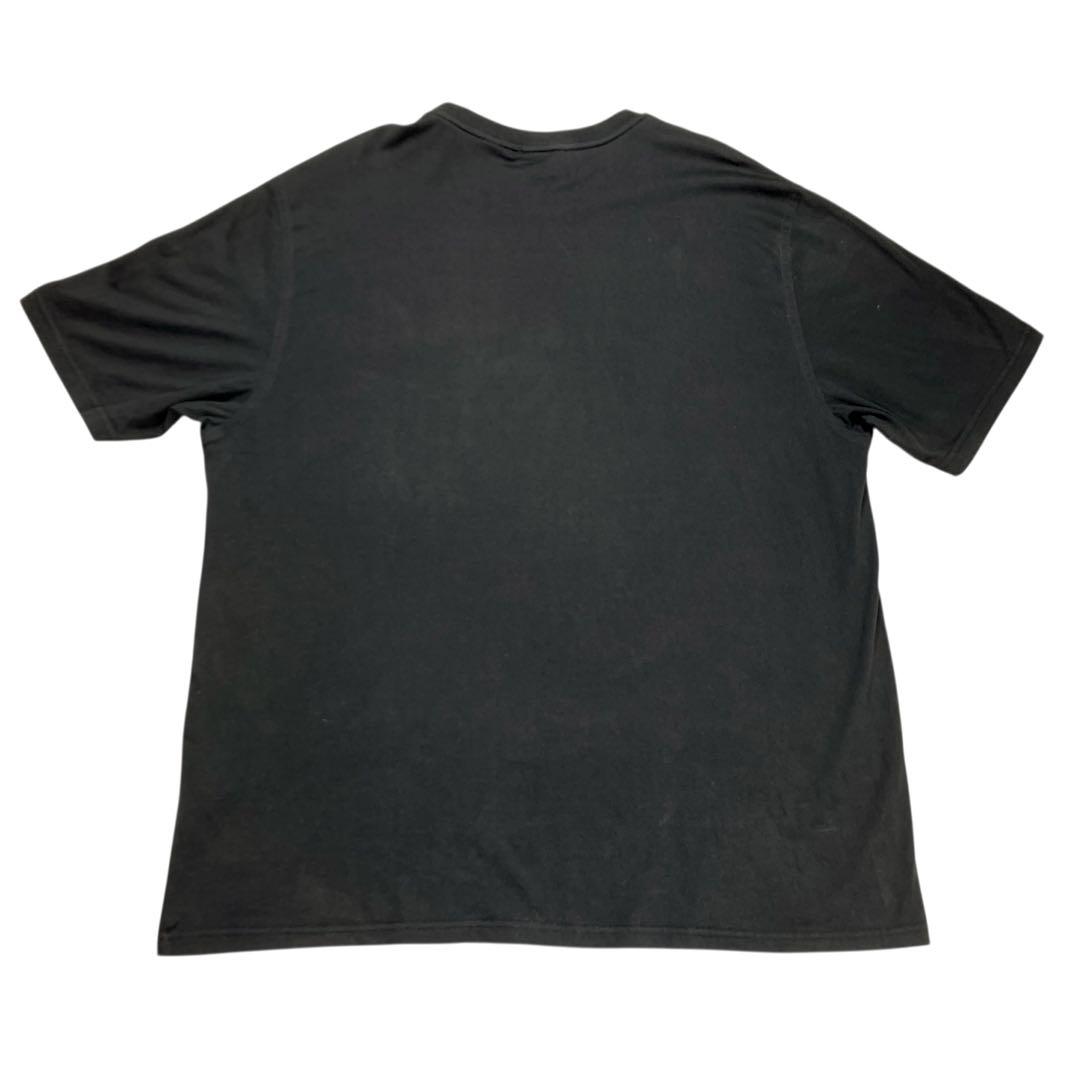 【BURBERRY】バーバリー　センターロゴTシャツ　2XL 黒