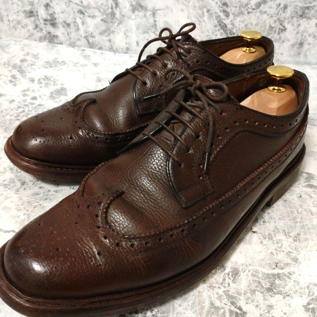 REGAL　リーガル　ビジネスシューズ　ウイングチップ　レザー　ブラウン25相当