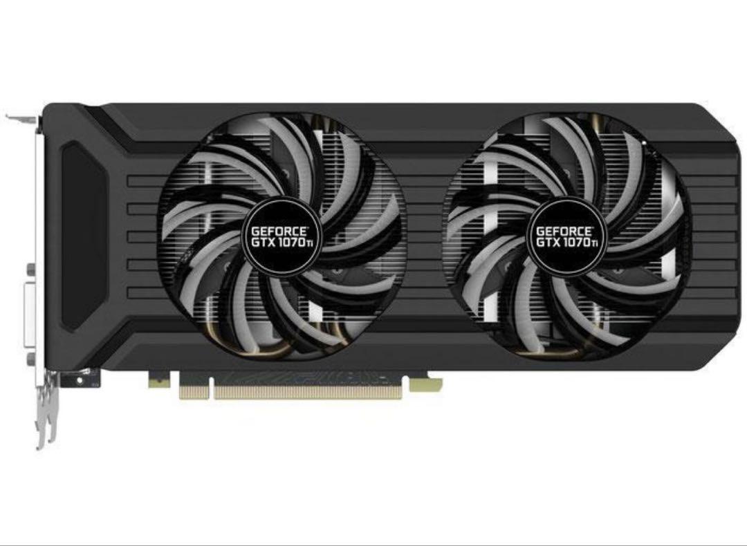 【未使用】Palit GeForce GTX1070Ti DUAL 8G