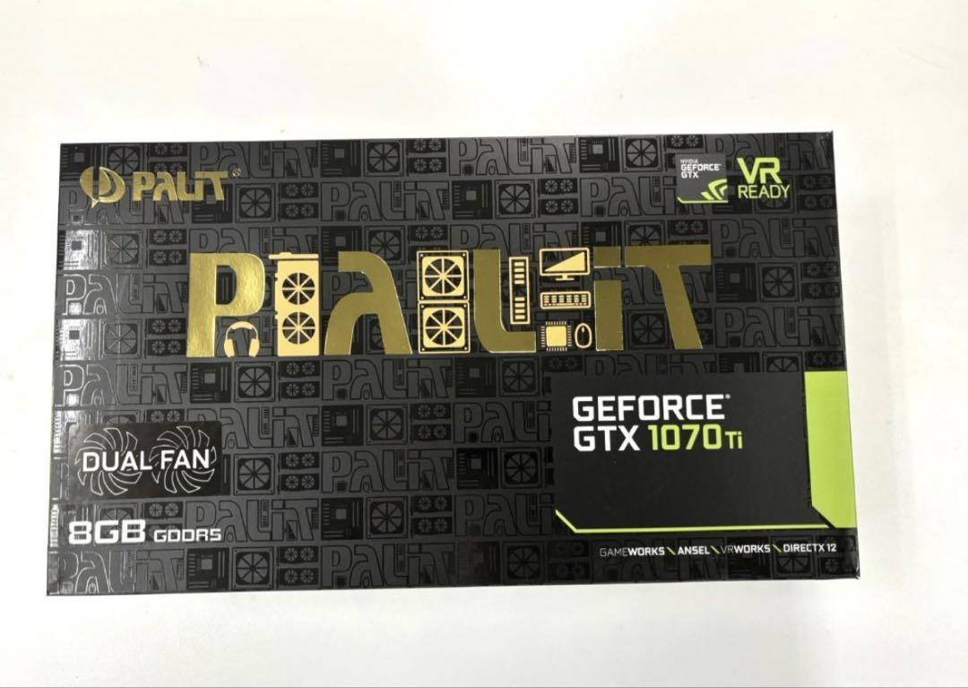 【未使用】Palit GeForce GTX1070Ti DUAL 8G