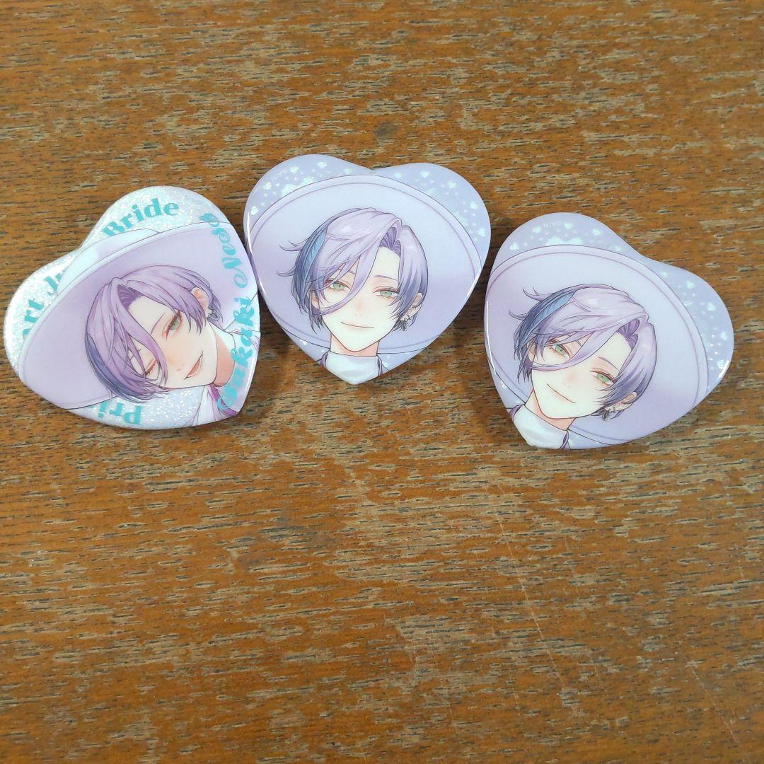 にじさんじ Prism Heart June Brideハート型缶バ 榊ネス③