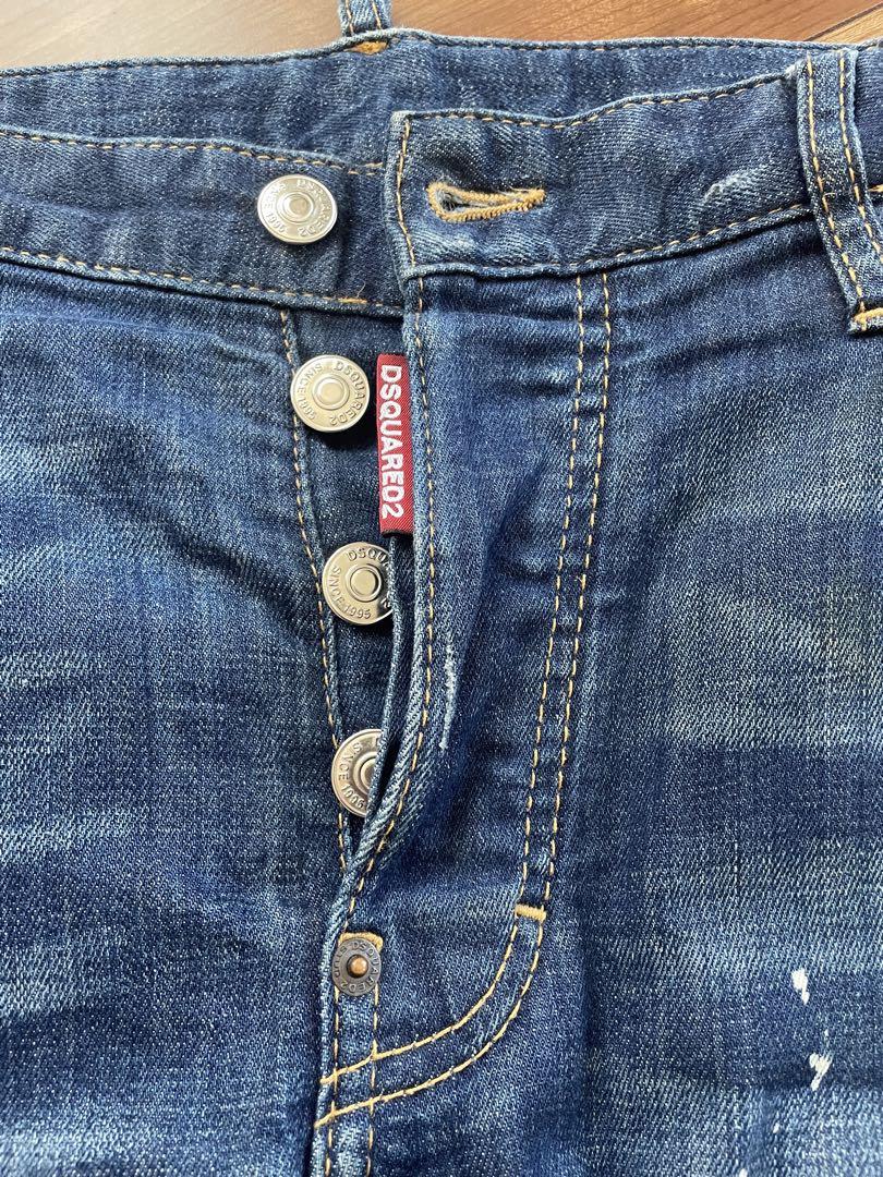 【DSQUARED2 】48号型 メンズ　ダメージジーンズ