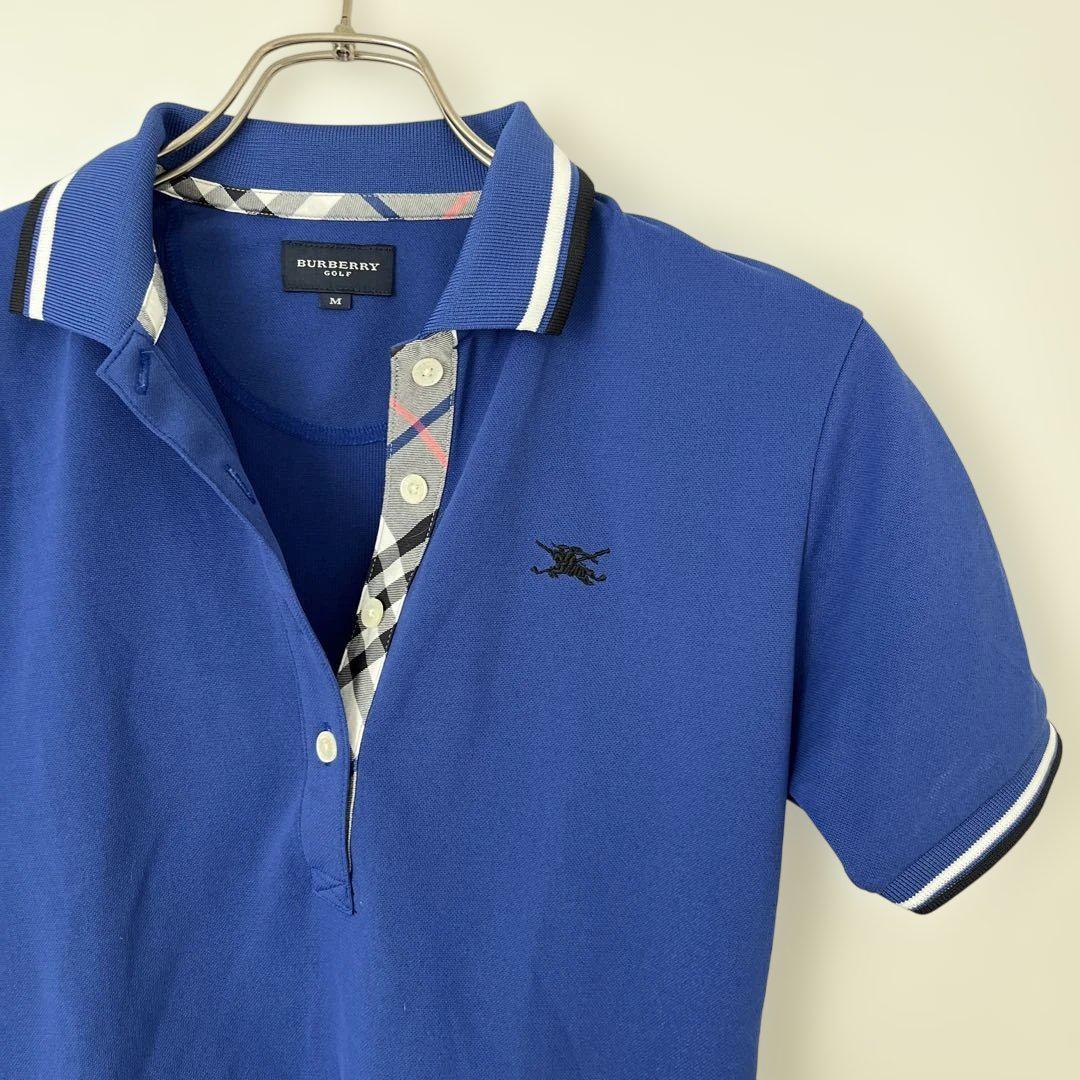 BURBERRY GOLF バーバリーゴルフ 半袖ポロシャツ ボーダー柄