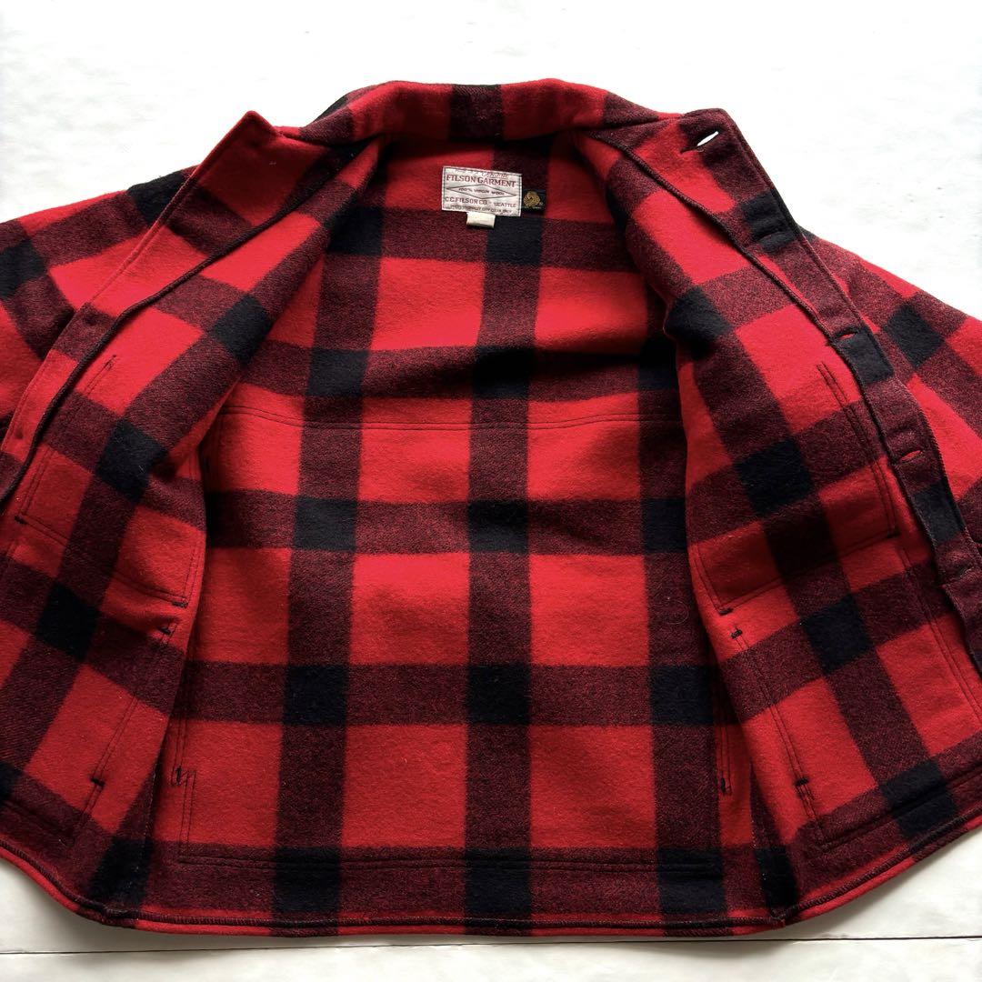 フィルソン　ダブル マッキーノ ウール クルーザージャケット レッド　38 美品 FILSON(フィルソン) / ダブルマッキーノ クルーザージャケット
