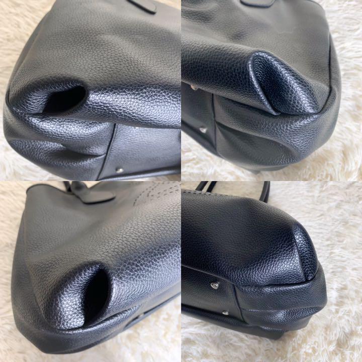 オールレザ ヴィヴィアンウエストウッド トートバッグ パンチング オーブ柄 大容量 ブラック n6MNO-m56346092148 カテゴリー