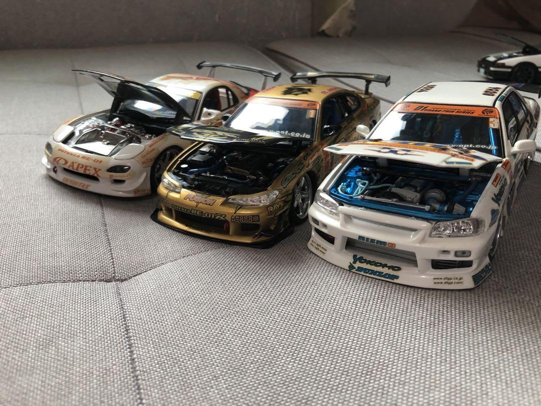 1/24 ホットワークス 5台ミニカーセット