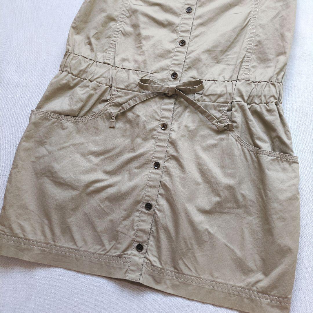 バーバリーブルーレーベル　フリル付ワンピース　ノバチェック　ハニーベージュ　38 BURBERRY BLUE LABEL バーバリー ブルーレーベル レディース