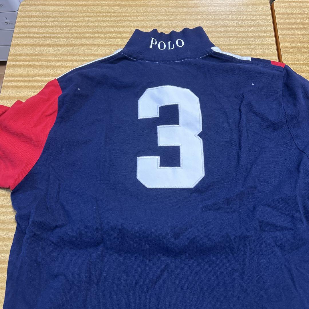 Polo Ralph Lauren ストライプ ポロシャツ XL
