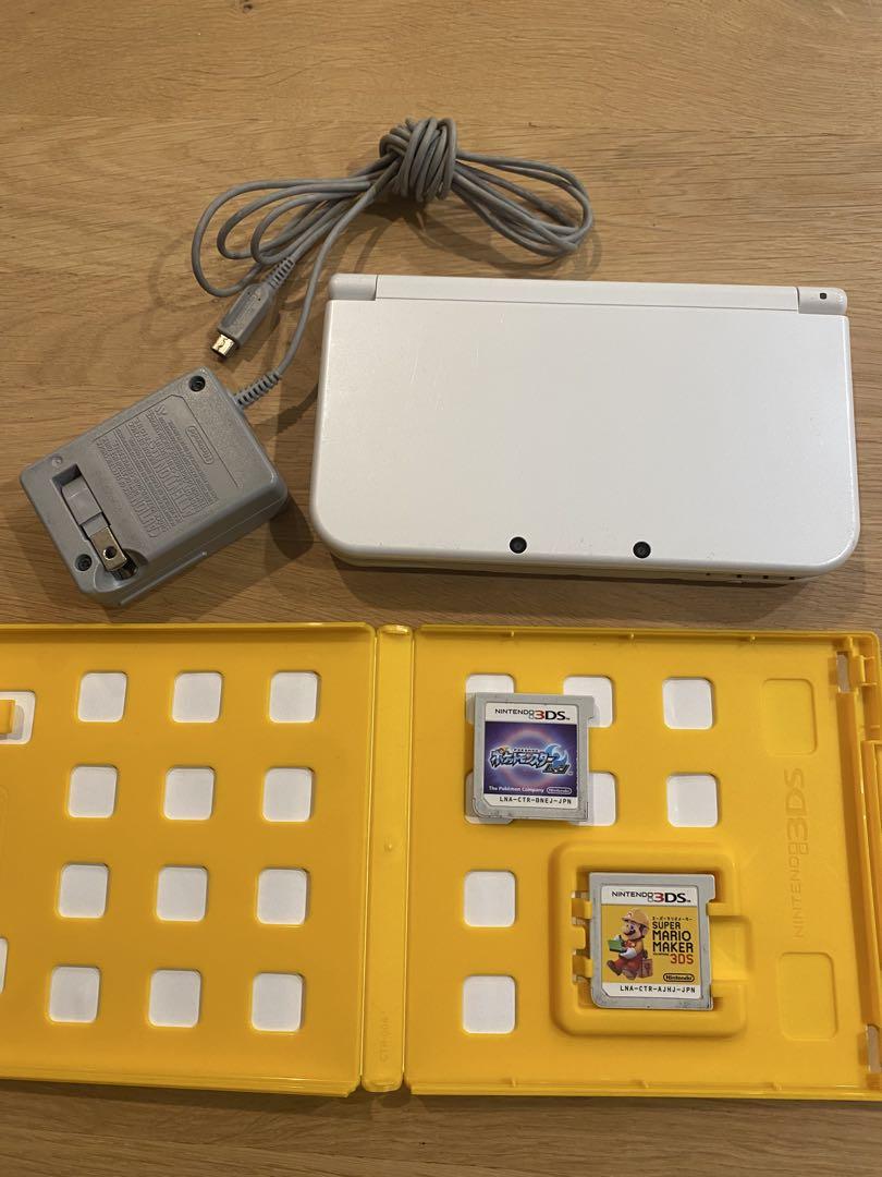 ニンテンドー3DS LL ホワイト 本体 充電器付きニンテンドー3DS/2DS
