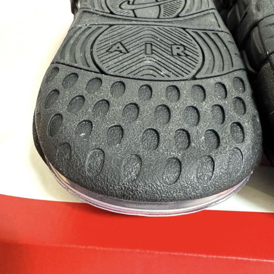 NIKE エアモア アップテンポ スライド ブラック 29㎝