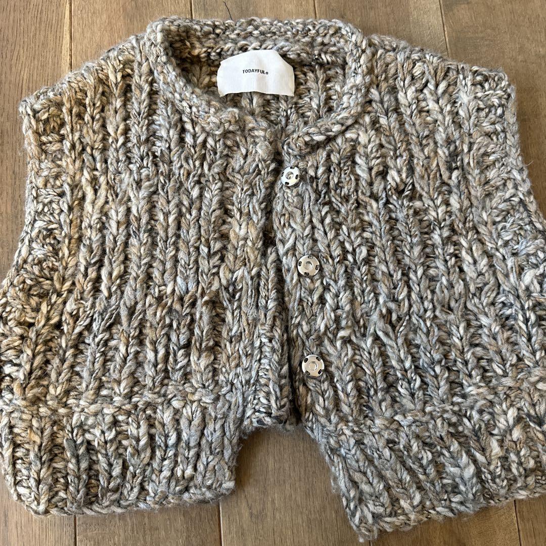 TODAYFUL (トゥデイフル）Mix Handknit Vest