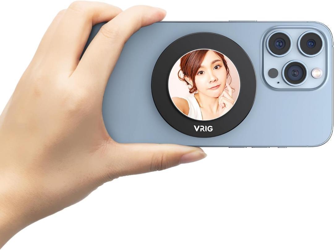 VRIG 鏡付き スマホグリップ マグネット式 スマホリング MagSafe