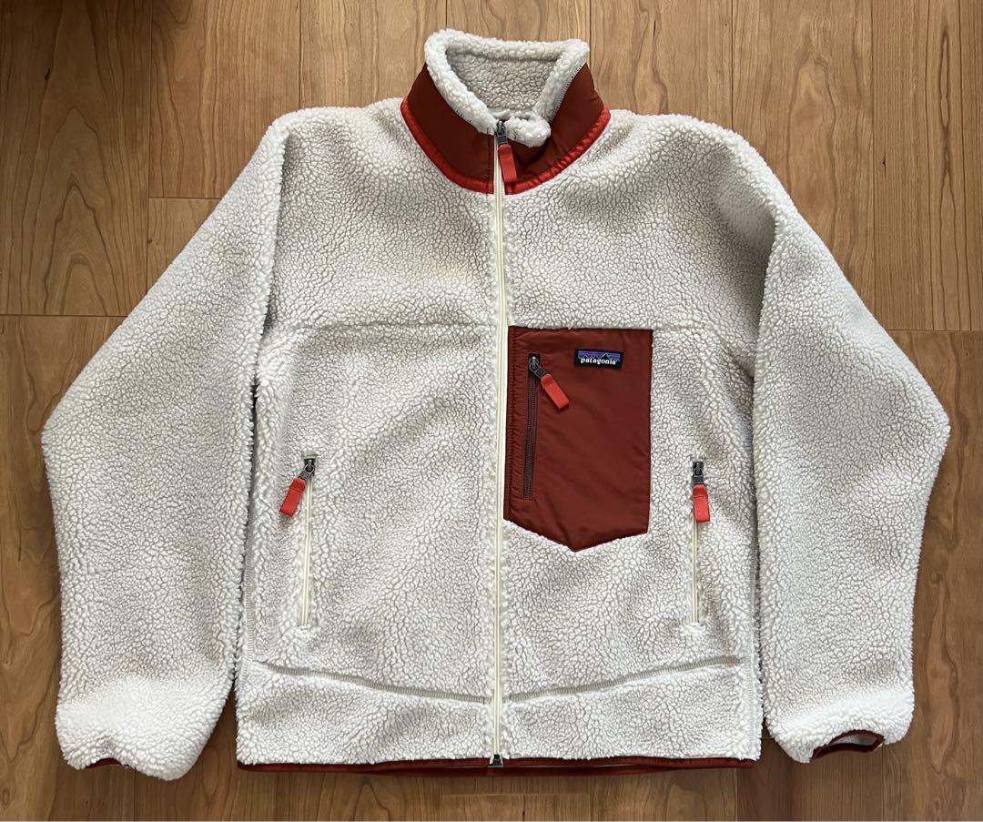 極美品 patagonia Retro-x フリース M ナチュラル レッド