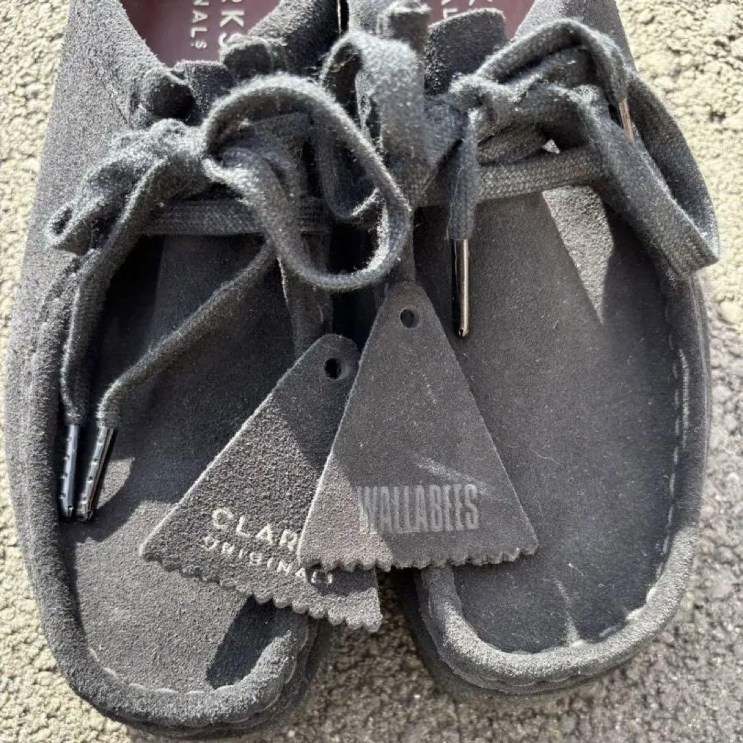 CLARKS ワラビー ブラック