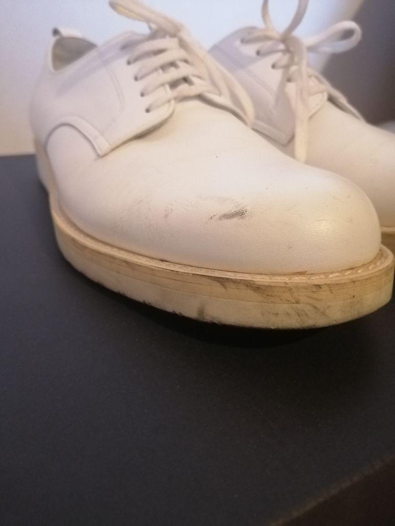 COMME des GARÇONS オックスフォードシューズ 白 23.5