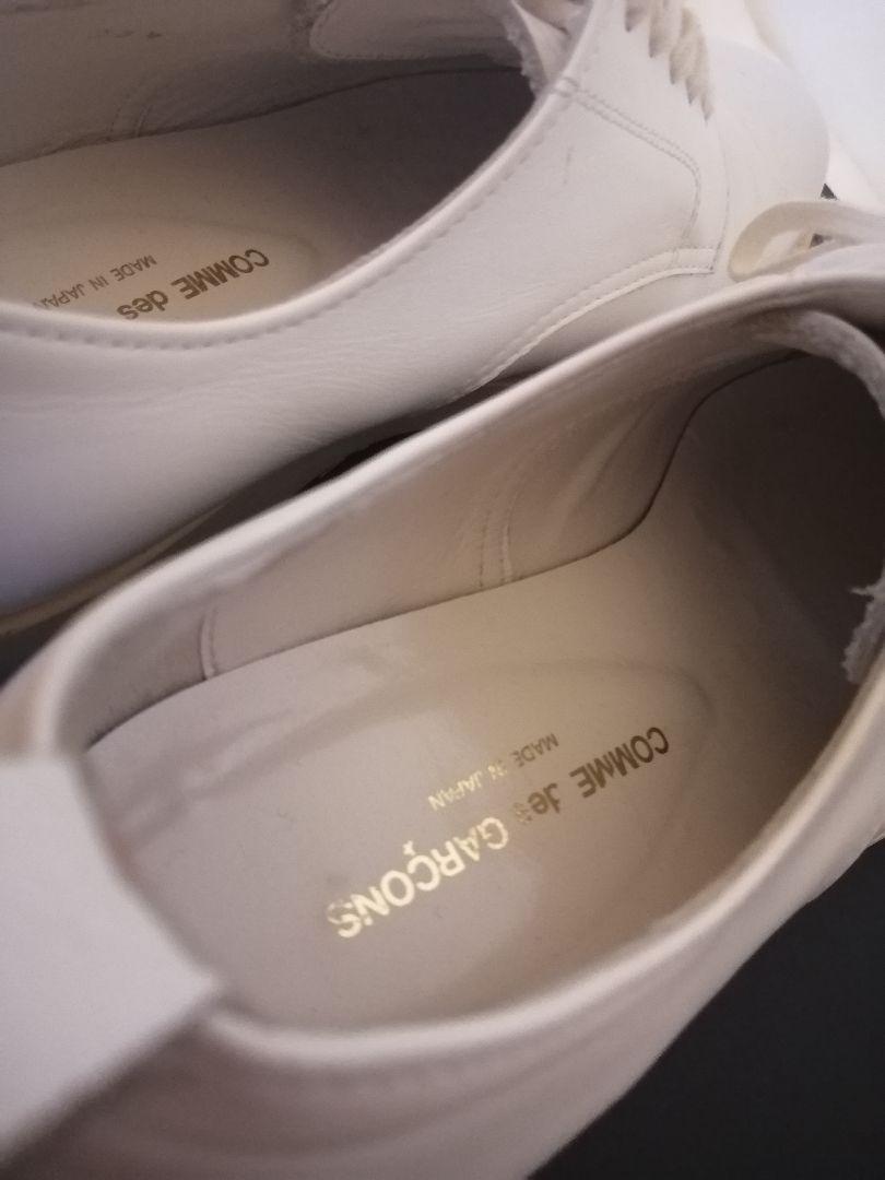 COMME des GARÇONS オックスフォードシューズ 白 23.5