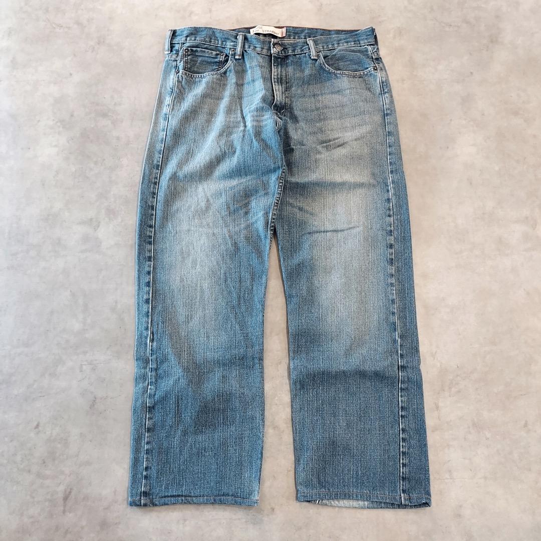 リーバイス569 Levis W36 ブルーデニム 青 ヒゲ 古着 15581