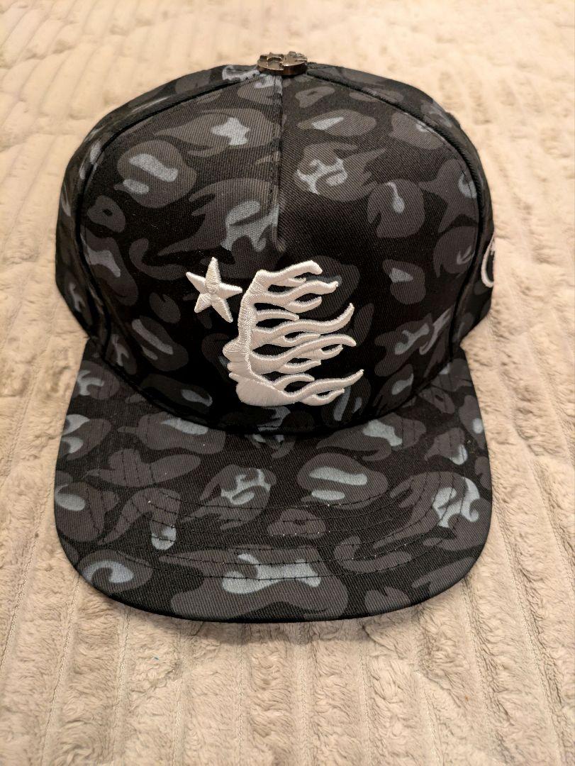 Hellstar cap / Cheetah Print Fitted Hat