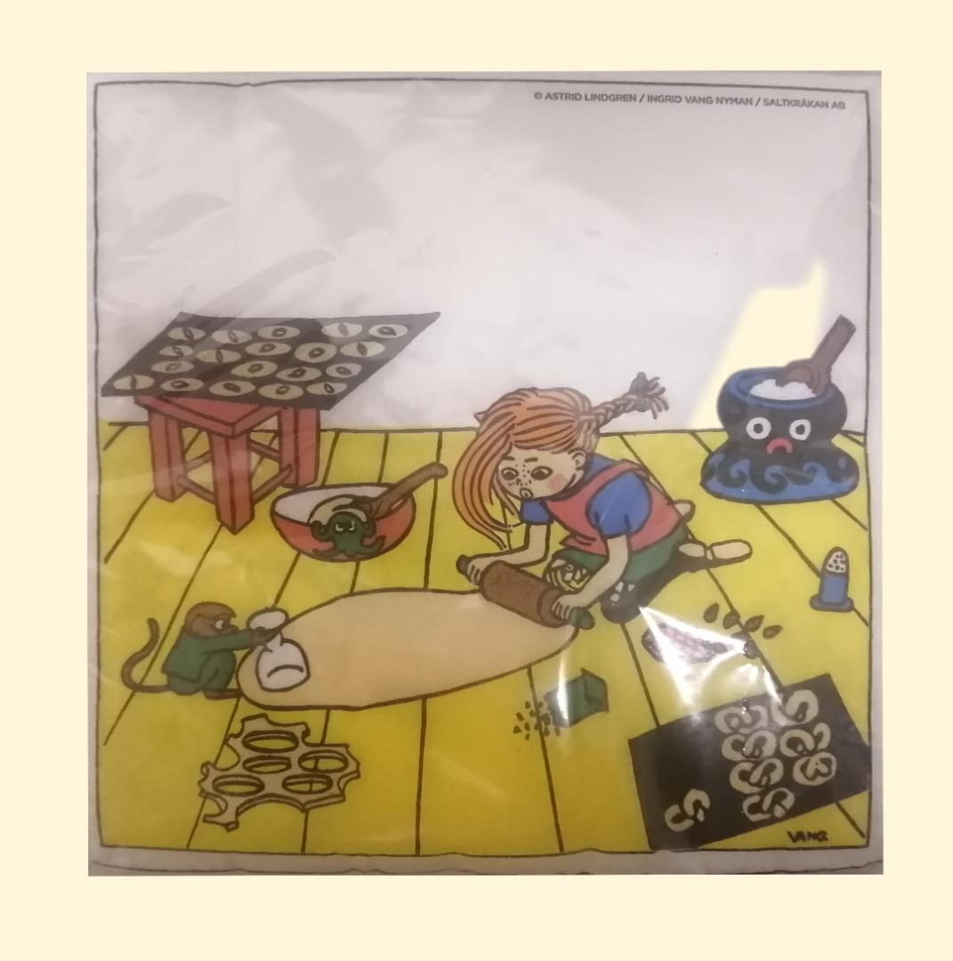 ペーパーナプキン 長くつしたのピッピ 柄