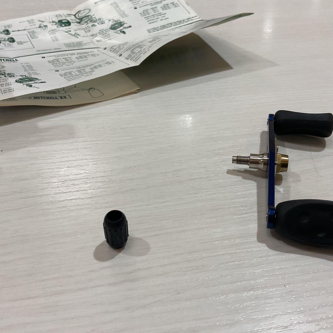 ミッチェル308 Wハンドル箱　台湾製　ハンドルパーツ付き