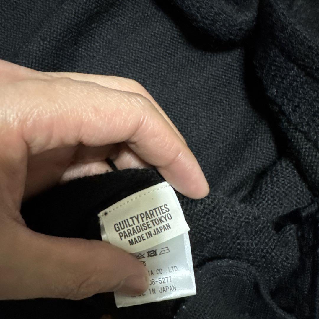 WACKO MARIA MOHAIR CARDIGAN 黒 XL カーディガン