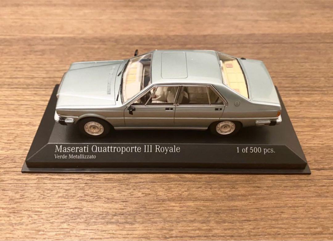 新古品 希少！1/43 ミニチャンプス マゼラティ クアトロポルテⅢ