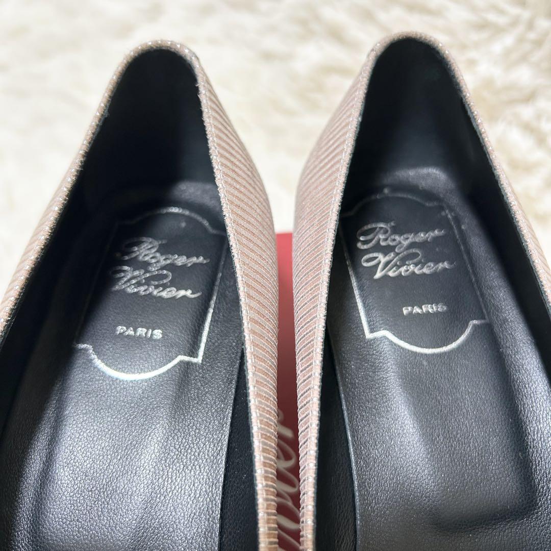 【美品】Roger Vivier ロジェヴィヴィエ パンプス 37ハーフ