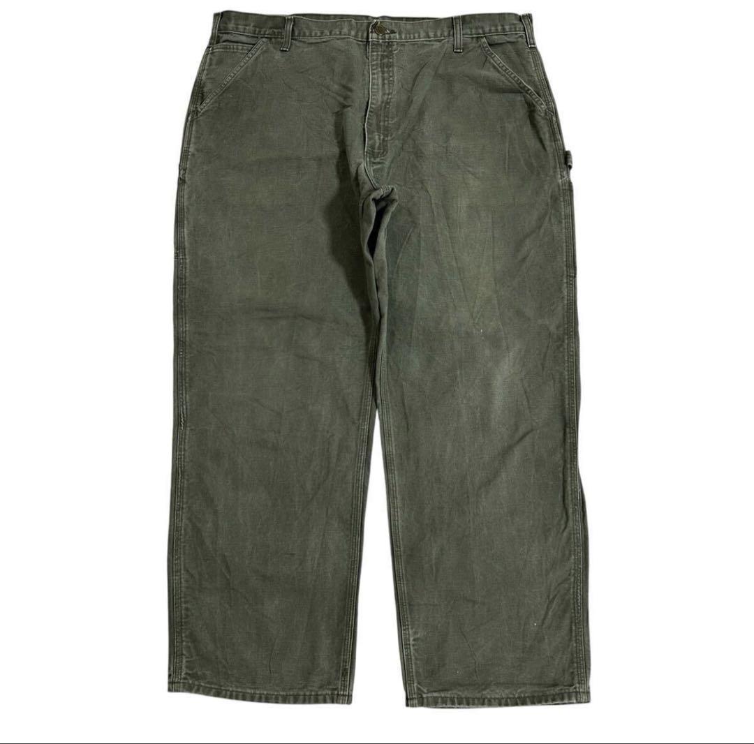 モスグリーン 00s carhartt MOS ダック ペインターパンツ