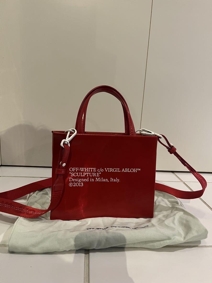 OFF-WHITE™ BABY BOX BAG レッド　SCULPTURE