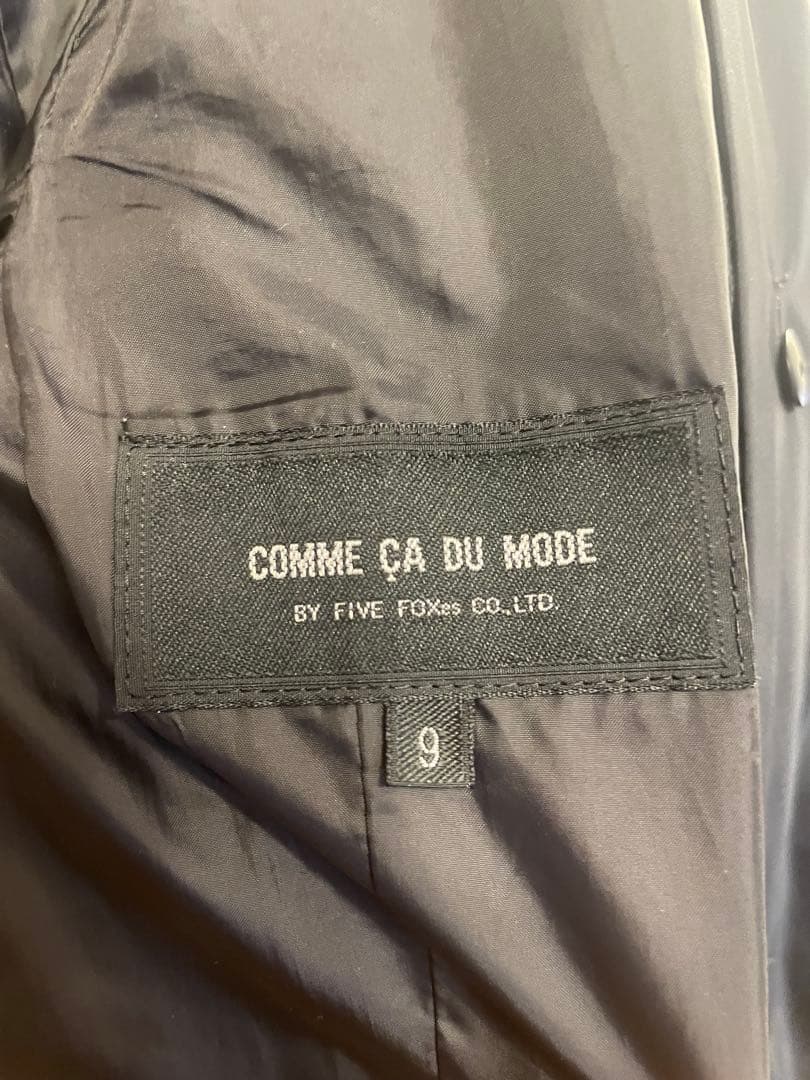 COMME CA DU MODE ブラックコート サイズ9