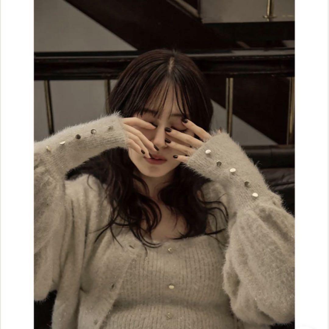 gritter knit ensemble / グリッターニットアンサンブル