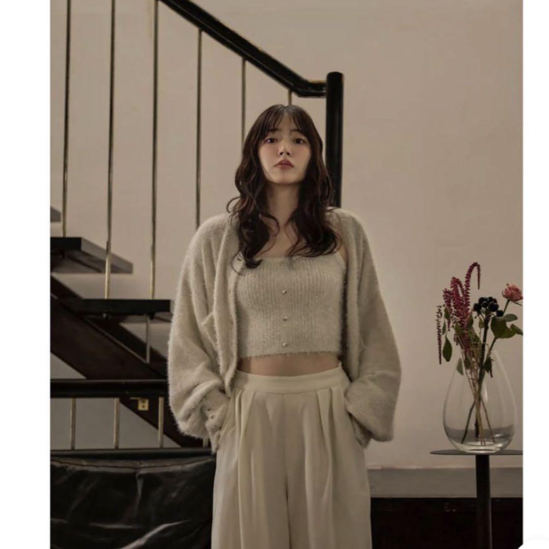 gritter knit ensemble / グリッターニットアンサンブル