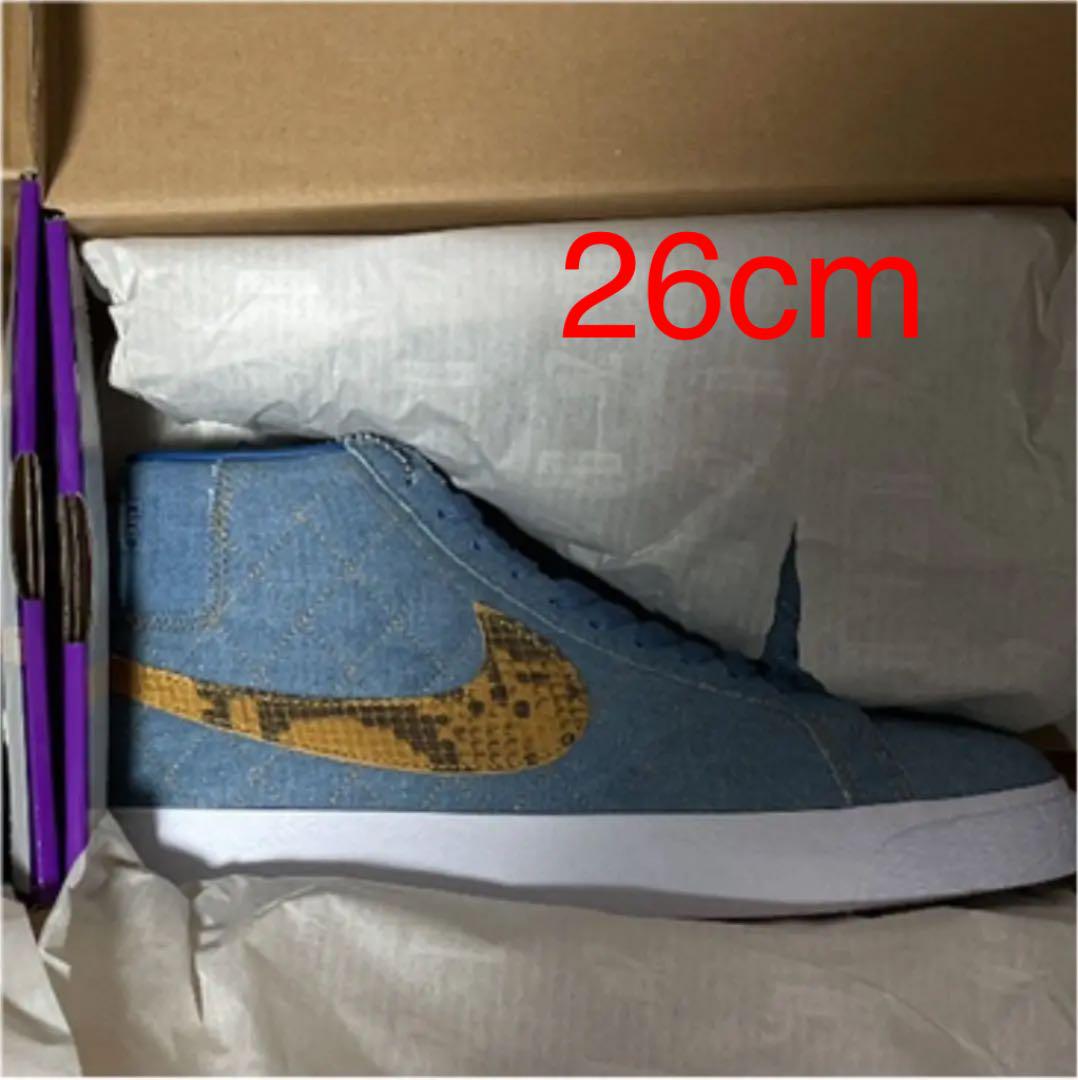 価格は安く Supreme NIKE SB 26cm denim Mid Blazer スニーカー - www 送料込み Denim Mid Blazer SB Nike Supreme 26cm スニーカー