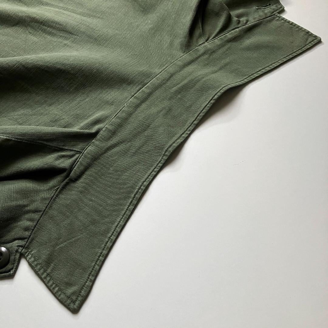 米軍実物 OG-107ユーティリティシャツ 17,1/2x34(XL~2XL相当
