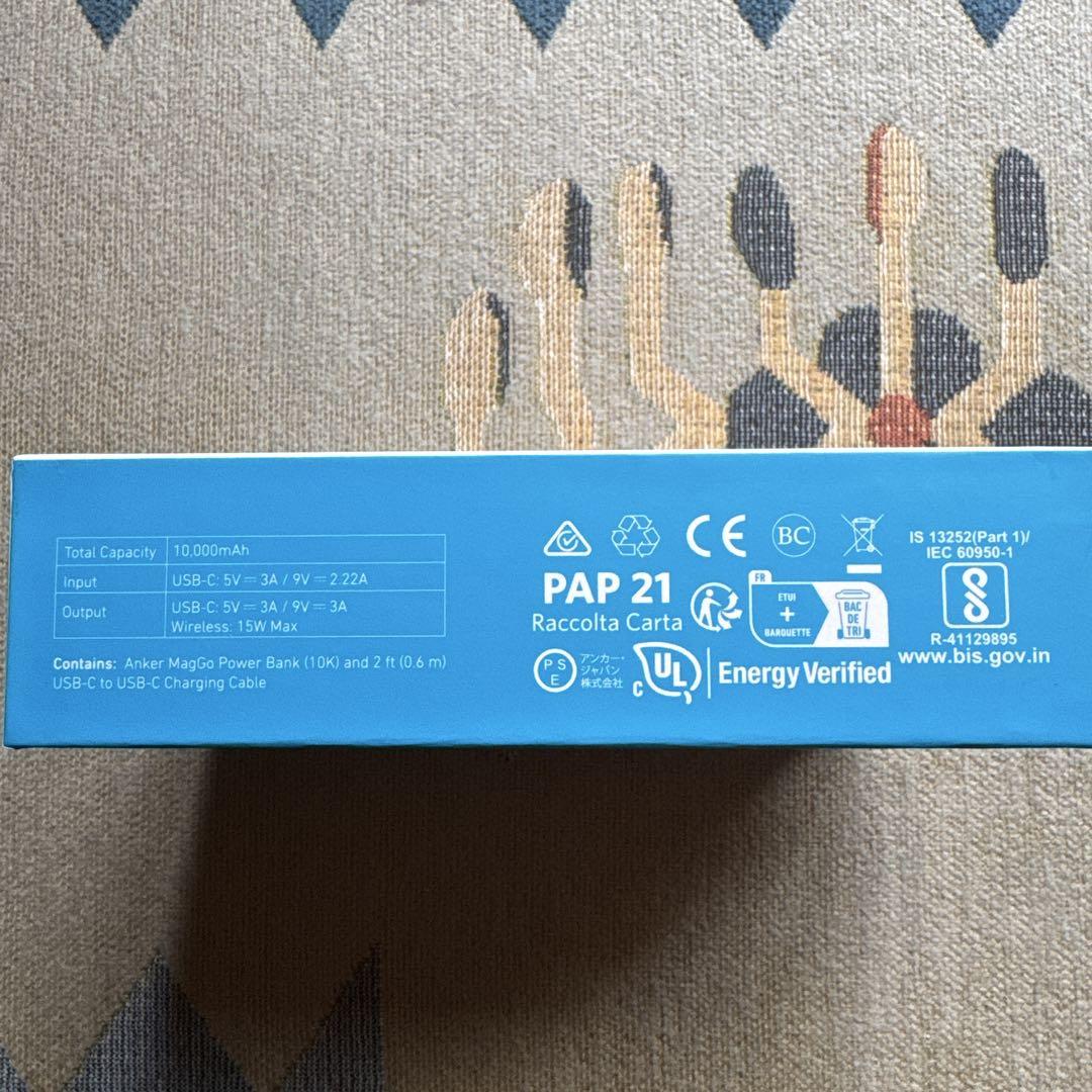 スマホアクセサリー Anker MagGo Power Bank (10000mA) 15W qi2