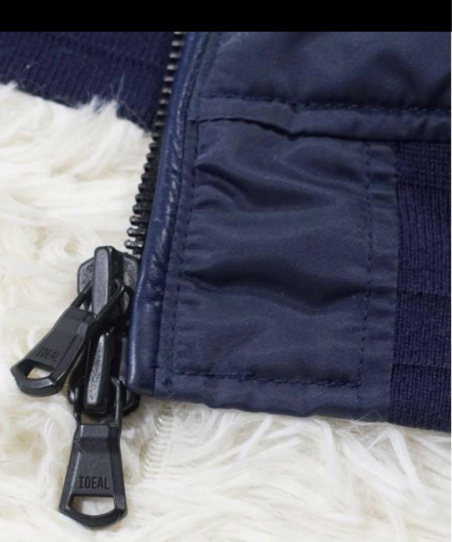 5351 POUR LES HOMMES レザーコンビMA-1(3)