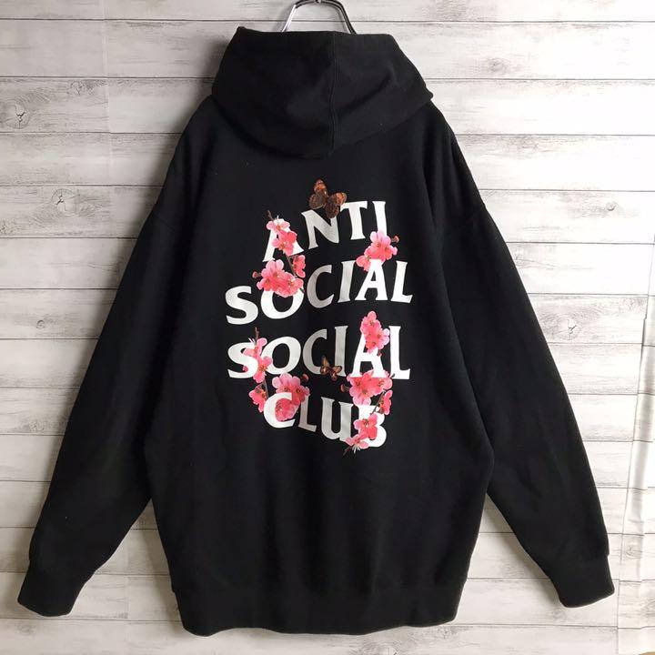 格安再入荷 人気 ASSC バックロゴ パーカー ワンポイント フラワー 入手困難 AhoRf-m56386090469 本物保証安い