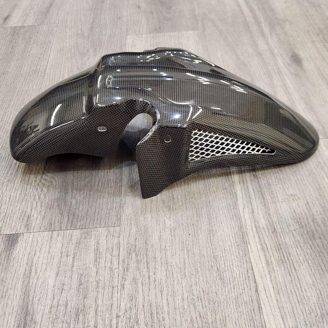 A62 ZRX1200 ダエグ フロントフェンダー カーボンファイバー A62 ZRX1200 ダエグ フロントフェンダー カーボンファイバー