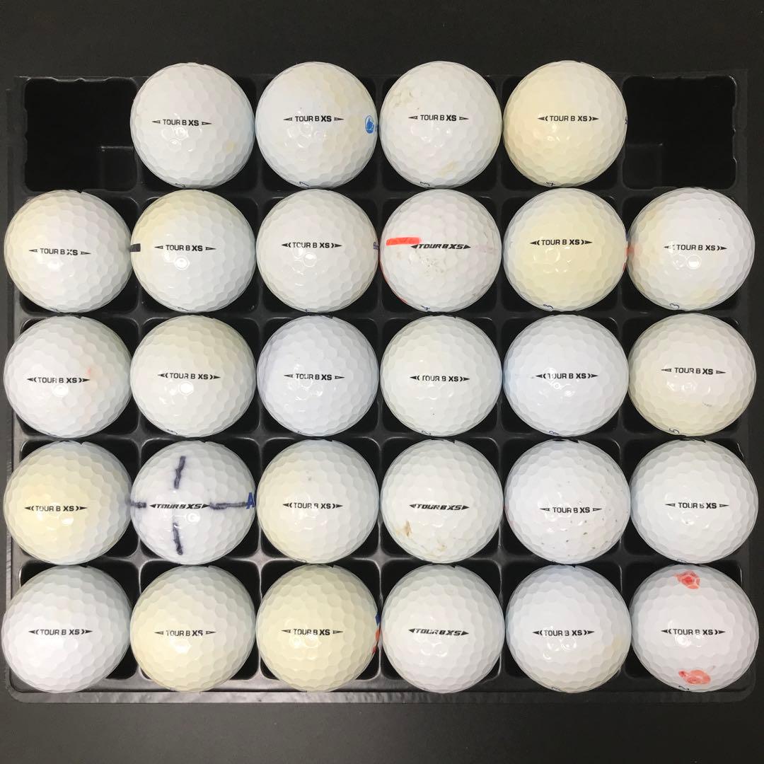 訳アリ品!ブリヂストン ツアーBXS ホワイト 28球 ロストボール - 通販